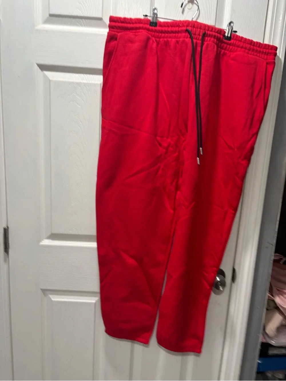 Ananke Red Fleece jogger- 2X BNWT- unisex- POT-2/16